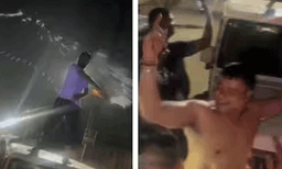 എന്തൊക്കെയാടാ.. ഈ നടക്കുന്നേ? :സര്‍ക്കാര്‍ വാഹനത്തിന് മുകളില്‍ കയറിനിന്ന് ബെര്‍ത്ത്‌ഡേ ആഘോഷം, പിന്നാലെ അറസ്റ്റ് 