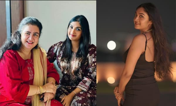 Thejalakshmi with mother Urvashi (Image Source: Instagram)