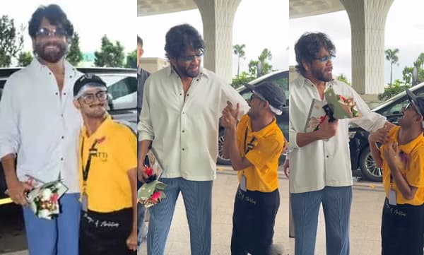 Nagarjuna meets especially abled fan (Image Source: Instagram)