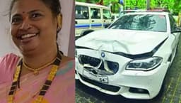 മത്സ്യക്കച്ചവടക്കാരനും ഭാര്യയും സഞ്ചരിച്ച സ്‌കൂട്ടറില്‍ അമിതവേഗത്തില്‍ വന്ന ആഡംബരകാര്‍ ഇടിച്ചു ; ശിവസേനാ നേതാവിന്റെ മകന്‍ ഒളിവില്‍ ; യുവതി മരണമടഞ്ഞു