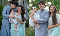 മകളുടെ ഒന്നാം പിറന്നാള്‍ ആഘോഷമാക്കി ഉത്തര ഉണ്ണിയും കുടുംബവും 
