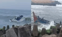 മുതലപ്പൊഴിയിൽ വീണ്ടും അപകടം ; വള്ളം മറിഞ്ഞു ,  രക്ഷാപ്രവർത്തനത്തിനിടെ ഫിഷറീസ് ഗാർഡിന് പരിക്ക്
