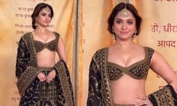 ആഡംബര വിവാഹത്തിനെത്തി തമന്നയും; ബ്ലാക്ക് ഗോള്‍ഡ് ലെഹങ്കയില്‍ അഴക് റാണിയായി താരം; വീഡിയോ
