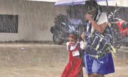 കനത്ത മഴ തുടരുന്ന പശ്ചാത്തലത്തിൽ  മൂന്ന് ജില്ലകളിലെ വിദ്യാഭാസ സ്ഥാപനങ്ങൾക്ക് നാളെ അവധി 