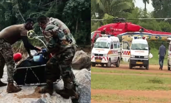 സൂചിപ്പാറയിൽ നിന്ന് എയര്‍ലിഫ്റ്റ് ചെയ്തത് 3 മൃതദേഹങ്ങൾ മാത്രം; ഒരു ശരീരഭാഗം വീണ്ടെടുക്കാനായില്ല