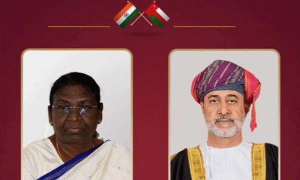 ഇന്ത്യൻ പ്രസിഡന്റിന് സ്വാതന്ത്ര്യദിനാശംസകൾ നേർന്ന് ഒമാൻ സുൽത്താൻ


