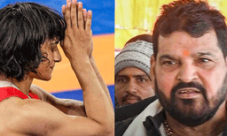 വിനേഷ് ഫോഗട്ട് ഒളിംപിക്‌സില്‍ പങ്കെടുത്തത് ചതിയിലൂടെ, മെഡല്‍ നഷ്ടമായത് ദൈവം കൊടുത്ത ശിക്ഷയെന്ന് ബ്രിജ് ഭൂഷണ്‍
