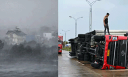 വിയറ്റ്‌നാമിനെ വലച്ച് യാഗി ചുഴലിക്കാറ്റ്; ഏഷ്യയില്‍ ഈ വര്‍ഷമുണ്ടായ ഏറ്റവും ശക്തമായ ചുഴലിക്കാറ്റായാണ് യാഗി 

