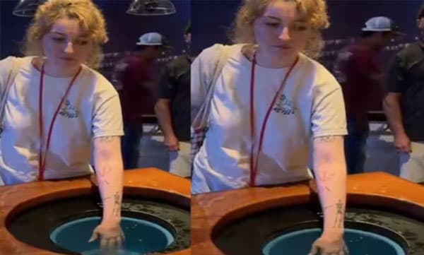 
ടൈറ്റാനിക് ദുരന്തം നടന്ന രാത്രിയിലെ വെള്ളം എങ്ങനെയായിരുന്നെന്ന് അനുഭവിച്ചറിയാം: സന്ദര്‍ശകര്‍ക്ക് അവസരമൊരുക്കി ഒരു മ്യൂസിയം 
