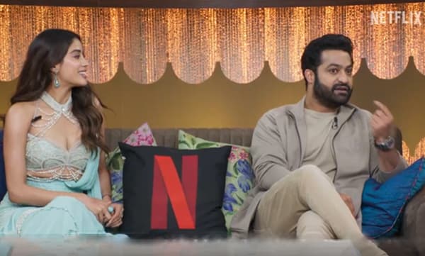 Junior NTR and Janhvi Kapoor (Image Source: X)