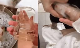 
ആഹാ.. ഈ ഐഡിയ കൊള്ളാല്ലോ..:പാല്‍ക്കുപ്പി കഴുകുന്ന സൂത്രം പങ്കുവച്ച് മാതാപിതാക്കള്‍, വൈറലായി വീഡിയോ 

