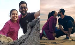 റൊമാന്റിക്കായി പോസ് ചെയ്ത് മൃദുലയും യുവയും; വൈറലായി പുത്തന്‍ ചിത്രങ്ങള്‍
