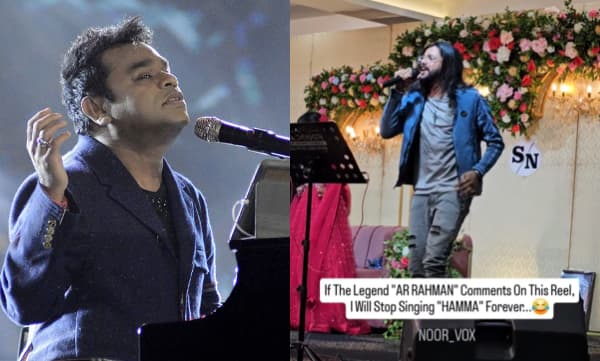 A R Rahman message for an artist sings hamma hamma (Image Source: Instagram)