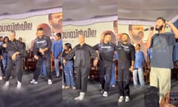 മഹാരാജാസില്‍ സ്തുതി ഗാനത്തിനൊപ്പം തകര്‍പ്പന്‍ ഡാന്‍സുമായി ജ്യോതിര്‍മയിയും ചാക്കോച്ചനും, കൂട്ടത്തില്‍ പാടി സുഷിനും - തകര്‍പ്പന്‍ വീഡിയോ