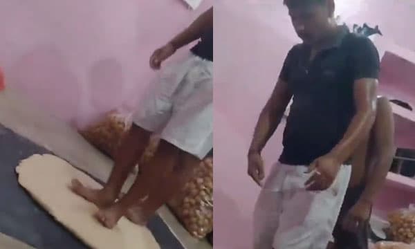 കാലുകൊണ്ട് മാവ് ചവിട്ടിക്കുഴയ്ക്കും ; പാനിപൂരിക്ക് രുചി കൂട്ടാന്‍ ടോയ്‌ലറ്റ് ക്ലീനറും ചേര്‍ക്കും ; കടക്കാരന്‍ പിടിയില്‍ 