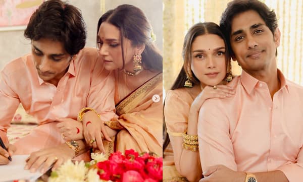 അനുഗ്രഹവും മാന്ത്രികതയും നിറഞ്ഞ വര്‍ഷം; കൂടുതല്‍ വിവാഹ ചിത്രങ്ങള്‍ പങ്കുവെച്ച് അദിതിയും സിദ്ധാര്‍ഥും
