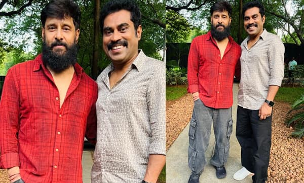 Chiyaan vikram and Suraj Venjaramoodu  (Image Source:Instagram)
