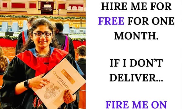 'എനിക്കൊരു ജോലി തരൂ...ഒരു മാസത്തെ സേവനം തികച്ചും സൗജന്യം' ; ബ്രിട്ടനില്‍ താമസിക്കുന്ന ഇന്ത്യാക്കാരിയുടെ പോസ്റ്റ് വൈറല്‍