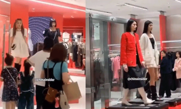 ആഹാ വെറൈറ്റിയായിട്ടുണ്ടല്ലോ? ട്രെഡ്മില്ലില്‍ നടന്ന് ജീവനുള്ള മോഡലുകള്‍, വൈറലായി വീഡിയോ 

