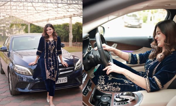 ‘‘എല്ലാ കഠിനാധ്വാനത്തിന്റെയും ഉറക്കമില്ലാത്ത രാത്രികളുടെയും ത്യാഗങ്ങളുടെയും പ്രതിഫലനം...’’ മെഴ്‌സിഡസ് സി ക്ലാസ് കാര്‍ വാങ്ങിയ സന്തോഷവുമായി അഞ്ജു കുര്യന്‍