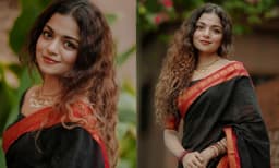 സാരിയില്‍ തിളങ്ങി ഹന്‍സിക കൃഷ്ണ; വൈറലായി ചിത്രങ്ങള്‍
