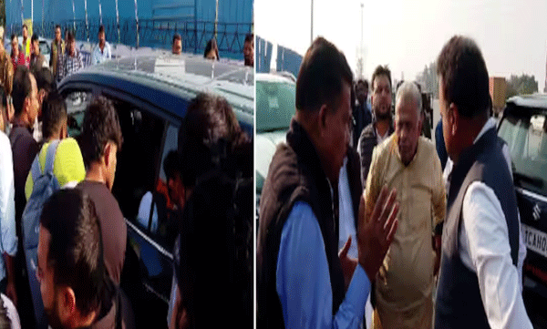 സംഭാലിലേക്ക് പോകാൻ ശ്രമിച്ച മുസ്‍ലിം ലീഗ് എംപിമാരെ തടഞ്ഞ് യുപി പോലീസ്
