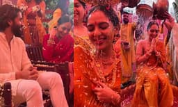 വ്യത്യസ്ത ഔട്ട്ഫിറ്റുകളില്‍ ഹല്‍ദി ആഘോഷങ്ങളില്‍ ചിരിച്ചുല്ലസിച്ച് ശോഭിതയും നാഗചൈതന്യയും- ചിത്രങ്ങള്‍ ട്രെന്‍ഡിംഗ്