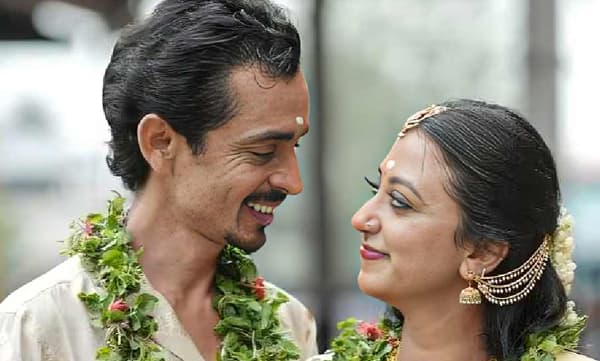 നടന്‍ രാജേഷ് മാധവന്‍ വിവാഹിതനായി; വധു ദീപ്തി കാരാട്ട് 
