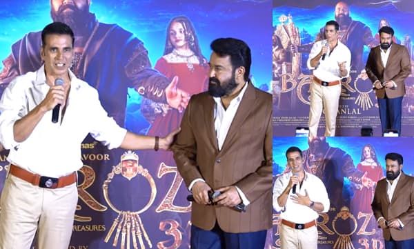 Akshay Kumar about mohanlal's movie baroz (Image Source: YouTube)