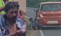 കാറില്‍ കൈകുരുക്കി അക്രമിസംഘം റോഡിലൂടെ വലിച്ചിഴച്ചു ; ആദിവാസി യുവാവിന് പരിക്കേറ്റു