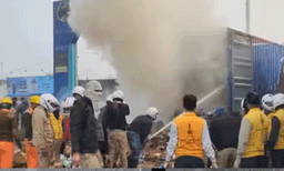 ജയ്പൂർ അപകടത്തിലെ നൊമ്പരക്കാഴ്ച; ദേഹത്ത് തീ പടർന്ന യുവാവ് സഹായം തേടി നടന്നത് 600 മീറ്റർ, ഒടുവിൽ ദാരുണാന്ത്യം