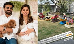 ഒന്നരവയസ്സുകാരിക്ക് മുത്തച്ഛന്റെ സമ്മാനം, സ്വന്തമായി ഒരു അമ്യുസ്‌മെന്റ് പാര്‍ക്ക്; വിശേഷം പങ്കുവെച്ച് ഉപാസന കൊണിഡേല
