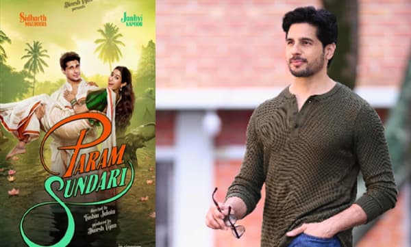 Sidharth malhotra's updates on param sundari movie (Image Source: Instagram)