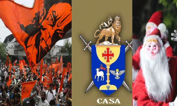 കേരളത്തിലെ സവിശേഷ സാഹചര്യം മനസ്സിലാക്കാതെയുള്ള ബുദ്ധിശൂന്യമായ പ്രവൃത്തി ;  ക്രിസ്മസ് ആഘോഷം വിഎച്ച്പി തടസ്സപ്പെടുത്തിയതിൽ കാസ

