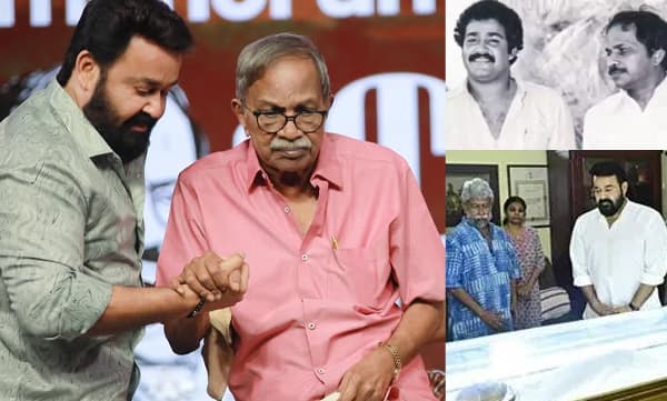 Mohanalal about MT Vasudevan Nair (Image Source: Facebook)