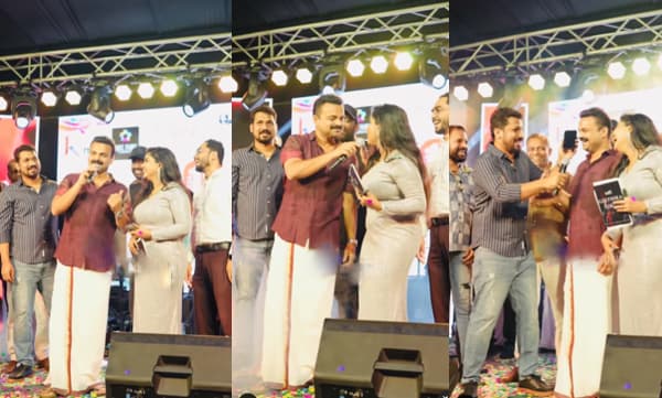 അവതാരകയോട് പേര് ചോദിച്ച് ചാക്കോച്ചന്‍, അതേ സമയം ചാക്കോച്ചന്റെ ഭാര്യ പ്രിയയെ ഫോണില്‍ വിളിച്ച് ​ട്രോളി ലിസ്റ്റിന്‍ സ്റ്റീഫന്‍- വീഡിയോ തരംഗം