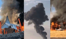 ലാന്‍ഡിംഗിനിടെ വിമാനം റണ്‍വേയില്‍ നിന്നും തെന്നിമാറി, തകര്‍ന്നു വീണു; മരണം 85 ആയി , അപകടം ദക്ഷിണ കൊറിയയില്‍
