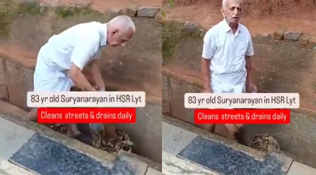 എല്ലാദിവസം രണ്ടു മണിക്കൂര്‍ 83 കാരന്‍ സ്വന്തം തെരുവ് തൂത്തുവാരും ; സൂര്യനാരായണന്റെ ശുചിത്വം ഇന്റര്‍നെറ്റില്‍ വന്‍ഹിറ്റ്...!