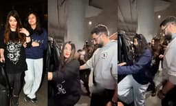 12 വയസ്സായെങ്കിലും ഈ കുട്ടിയ്ക്കെന്താ പക്വതയില്ലേ ? ന്യൂ ഇയര്‍ ആഘോഷിച്ചു മടങ്ങുന്ന ഐശ്വര്യറായിയ്ക്കും അഭിഷേക് ബച്ചനും ഒപ്പമുള്ള ആരാധ്യയുടെ കുസൃതി വൈറല്‍