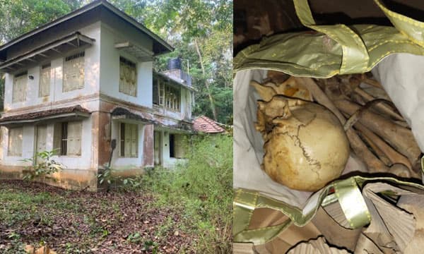25 വര്‍ഷമായി പൂട്ടിക്കിടന്ന ആള്‍ താമസമില്ലാത്ത വീട്ടില്‍ അസ്ഥിക്കൂടം ; തലയോട്ടിയും എല്ലുകളും കവറിനുള്ളിലാക്കി ഫ്രിഡ്ജിനുള്ളില്‍