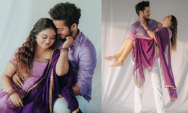 Sreelakshmi Sreekumar and her fiance (Image Source: Instagram)