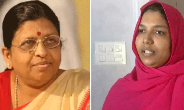 വയറ്റിൽ കത്രിക കുടുങ്ങിയ ഹർഷീന നടത്തിയത് രാഷ്ട്രീയ പ്രേരിത സമരമെന്ന് വനിതാ കമ്മീഷൻ അധ്യക്ഷ, 'നിയമ സഹായം നൽകാം