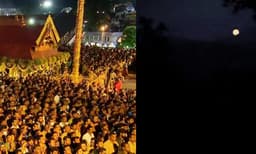 പൊന്നമ്പലമേട്ടിൽ മകരജ്യോതി ദൃശ്യമായി; ഭക്തി സാന്ദ്രം സന്നിധാനം
