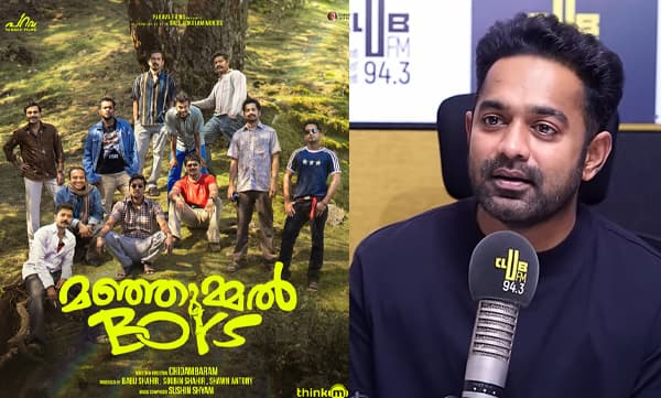 Asif Ali about manjummal boys movie (Image Source: Youtube)
