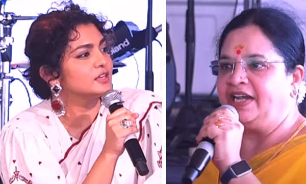 Parvathy Thiruvoth and bhagyalakshmi verbal dispute  