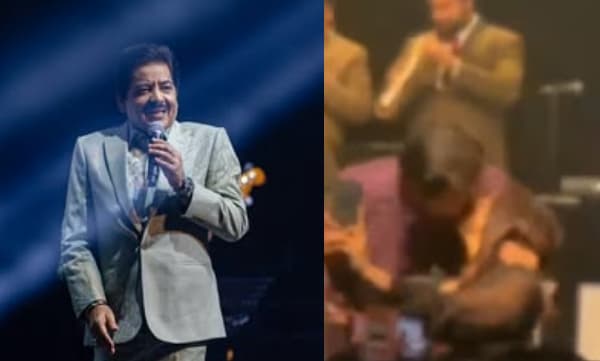 പാടുന്നതിനിടെ ​സെല്‍ഫി എടുക്കാനെത്തിയ സ്ത്രീകളെ ചുംബിച്ച് ഉദിത് നാരായണ്‍; വീഡിയോ വൈറല്‍

