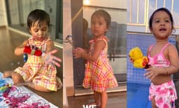 ഇതെല്ലാം അനുവദിക്കൂ, കാരണം കുട്ടിക്കാലം ഒരിക്കല്‍ മാത്രമേ അവര്‍ക്ക് ലഭിക്കൂ; മകളുടെ വീഡിയോ പങ്കുവെച്ച് ഉത്തര ഉണ്ണി 
