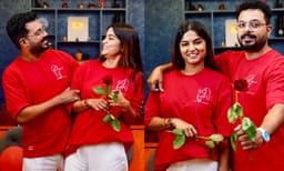 എന്‍ഗേജ്ഡ്; പ്രണയദിനത്തില്‍ സന്തോഷം പങ്കുവെച്ച് അമേയയും ജിഷിനും
