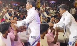 വടിവേലുവിന്റെ വായില്‍ വിരലിട്ട് കുത്തി, മുടി പിടിച്ച് വലിച്ച് പ്രഭുദേവ; അസ്ഥ്വനായി താരം, നടന് വിമര്‍ശനം 
