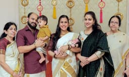 ഓം പരമാത്മയുടെ ഇരുപത്തെട്ട് കെട്ട് ; ചിത്രങ്ങളുമായി വിജയ് മാധവും ദേവിക നമ്പ്യാരും 
